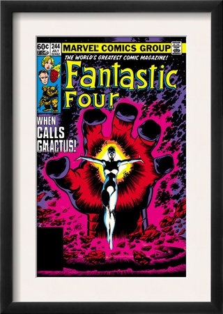 Fantastic Four #244 Cover: Nova by John Byrne Pricing Limited Edition Print image