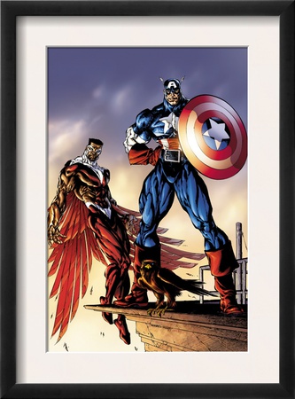 Captain America And The Falcon #3 Cover: Captain America And Falcon by Bart Sears Pricing Limited Edition Print image