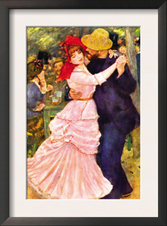 Dance In Bougival (Detail) by Pierre-Auguste Renoir Pricing Limited Edition Print image