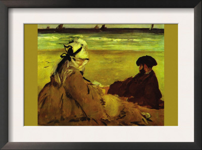 On The Beach by Edouard Manet Pricing Limited Edition Print image