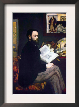 Portrait Of Emile Zola by Édouard Manet Pricing Limited Edition Print image