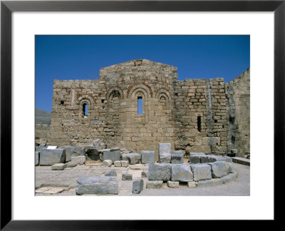 Byzantine Church Of St. Paul, Acropolis, Lindos, Rhodes, Greek Islands, Greece by Nelly Boyd Pricing Limited Edition Print image