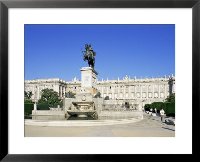 Plaza De Oriente And Palacio Real, Madrid, Spain by Hans Peter Merten Pricing Limited Edition Print image