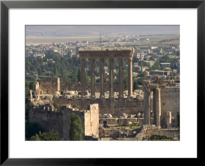 Roman Archaeological Site, Baalbek, Unesco World Heritage Site, The Bekaa Valley, Lebanon by Christian Kober Pricing Limited Edition Print image