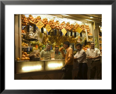 Fresh Juice Shop, Aleppo (Haleb), Syria, Middle East by Christian Kober Pricing Limited Edition Print image