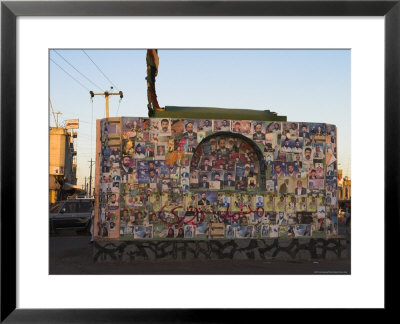 Pictures Of Election Candidates Stuck On Building In Midddle Of Street, Herat Province, Afghanistan by Jane Sweeney Pricing Limited Edition Print image