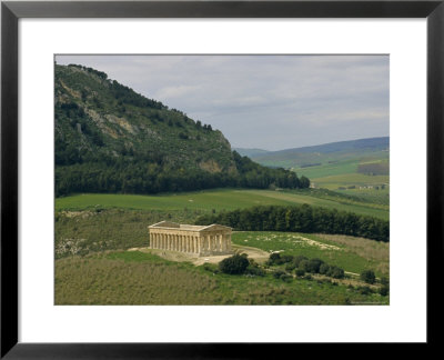 Doric Temple Of Segesta Dating From 430 Bc, Segesta, Sicily, Italy, Europe by Ken Gillham Pricing Limited Edition Print image