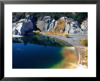 Blue Lake, St. Bathans, Central Otago, New Zealand by David Wall Pricing Limited Edition Print image