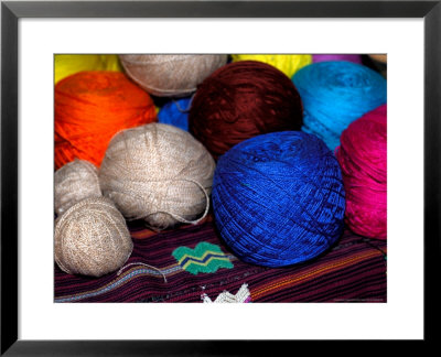 Balls Of Yarn, Traditional Textiles, Textile Museum, Casa Del Tejido, Antigua, Guatemala by Cindy Miller Hopkins Pricing Limited Edition Print image