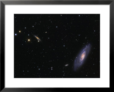 Spiral Galaxy Messier 106 by Stocktrek Images Pricing Limited Edition Print image
