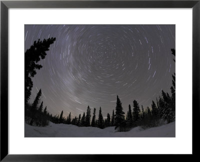 Star Trails And Milky Way by Stocktrek Images Pricing Limited Edition Print image