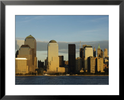World Financial Center Buildings And Skyline Across The Hudson River, New York, Usa by Amanda Hall Pricing Limited Edition Print image