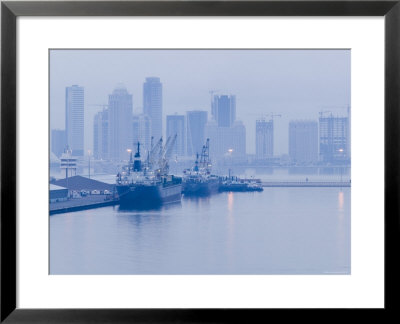 Doha Port, Doha, Qatar by Walter Bibikow Pricing Limited Edition Print image