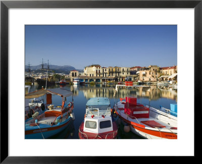 Venetian Harbour, Rethymno, Crete, Greece by Walter Bibikow Pricing Limited Edition Print image