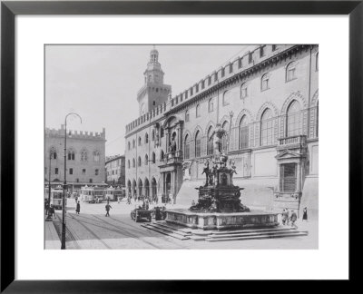 Fountain Of Neptune Or The Giant In Piazza Del Nettuno In Bologna by A. Villani Pricing Limited Edition Print image