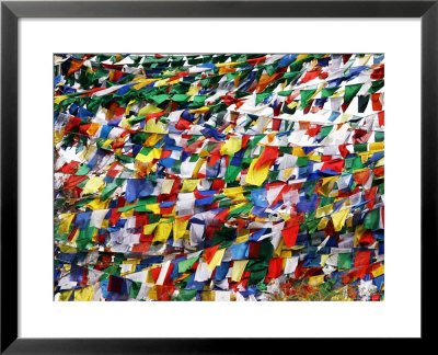 Prayer Flags At Tsangpa Monastery by John Sones Pricing Limited Edition Print image