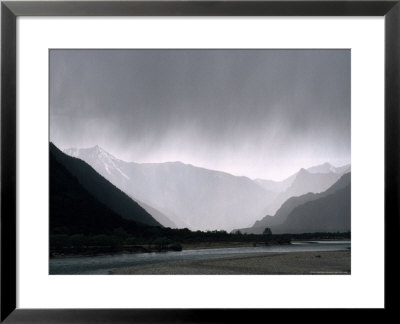 Rain Falls Over A Remote Valley East Of Lhasa by Gordon Wiltsie Pricing Limited Edition Print image