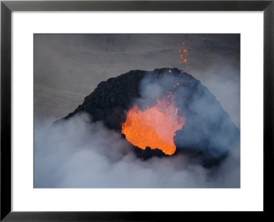 Pacaya Volcano Erupting At First Light Near Guatemala City by Bobby Haas Pricing Limited Edition Print image