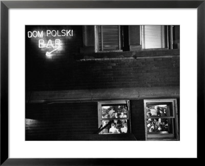 Dom Polski, East Side Community Center, From Photo Essay Regarding Polish American Community by John Dominis Pricing Limited Edition Print image