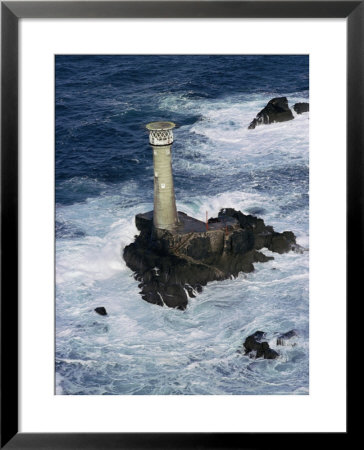Longships Lighthouse, Lands End, Cornwall, England, United Kingdom by Chris Nicholson Pricing Limited Edition Print image