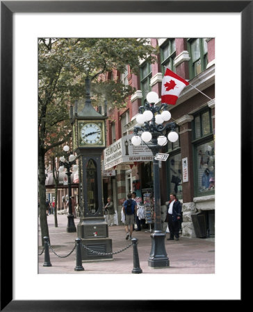 Steam Clock In Gastown, Vancouver, British Columbia, Canada by Alison Wright Pricing Limited Edition Print image