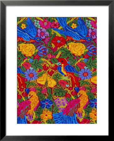 Huipil Cloth Pattern, Guatemala, Central America by Upperhall Ltd Pricing Limited Edition Print image