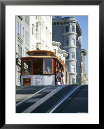 Cable Car On Hyde Street, San Francisco, California, Usa by Fraser Hall Pricing Limited Edition Print image