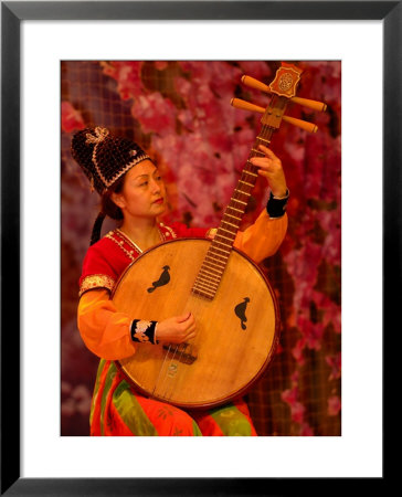 Concert Of Traditional Chinese Music Instruments, Shaanxi Grand Opera House, Xi'an, China by Pete Oxford Pricing Limited Edition Print image