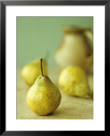 Three Pears, A Jug Behind by Michael Paul Pricing Limited Edition Print image
