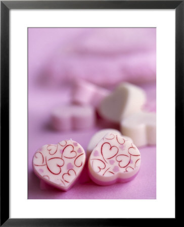 Pink And White Candy Hearts by Dr. Martin Baumgartner Pricing Limited Edition Print image