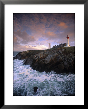 Lighthouse At Pointe De St-Mathieu, Brittany, France by Walter Bibikow Pricing Limited Edition Print image