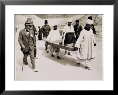 Removal Of The Gilt Shrine From The Tomb Of Tutankhamun, Valley Of The Kings by Harry Burton Pricing Limited Edition Print image