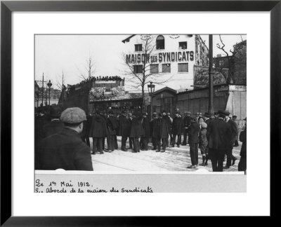 The Surroundings Of The Maison Des Syndicats, Paris, 1St May 1912 by A. Marlingue Pricing Limited Edition Print image