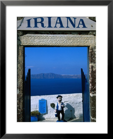 Iriana Cafe And Bar, Santorini, Greece by Glenn Beanland Pricing Limited Edition Print image