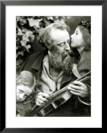 The Whisper Of The Rose, A Portrait Of George Frederick Watts by Julia Margaret Cameron Pricing Limited Edition Print image