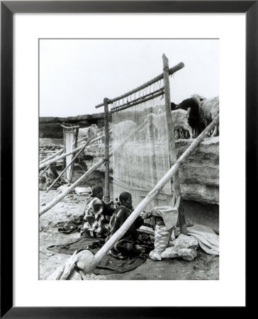Navajo Weavers, C.1914 by William J. Carpenter Pricing Limited Edition Print image
