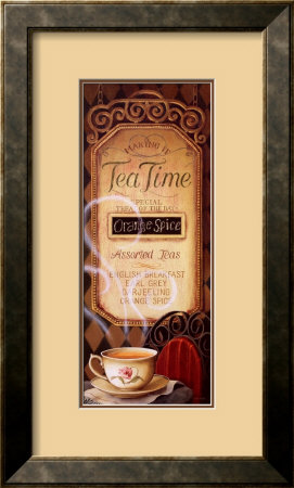 Tea Time Menu by Lisa Audit Pricing Limited Edition Print image
