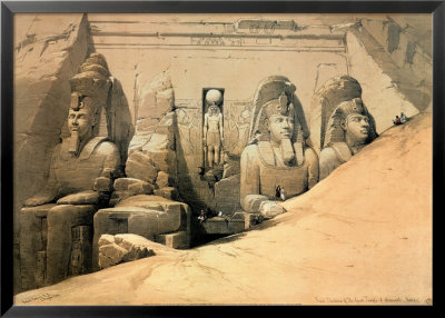 Temple Of Abou Simbel by David Roberts Pricing Limited Edition Print image