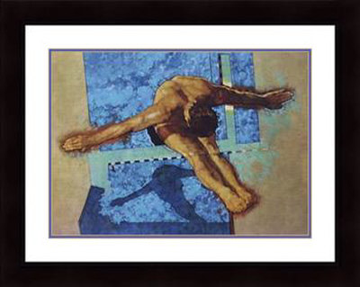 Olympic Diver by Michael C. Dudash Pricing Limited Edition Print image