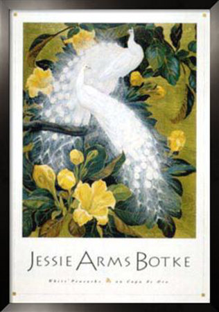 White Peacocks On Copa De Oro by Jessie Arms Botke Pricing Limited Edition Print image