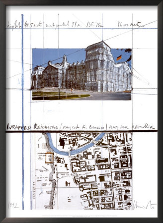 Wrapped Reichstag  Project For Berlin by Christo Pricing Limited Edition Print image