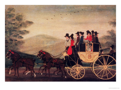 The Sudbury, Hedingham And Braintree Stagecoach, Circa 1813 by John Cordrey Pricing Limited Edition Print image