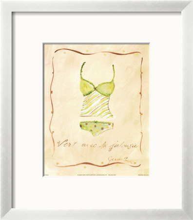 Vert Avec La Jalousie by Jennifer Sosik Pricing Limited Edition Print image