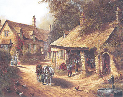 Cotswald Smithy by Daryl Davies Pricing Limited Edition Print image
