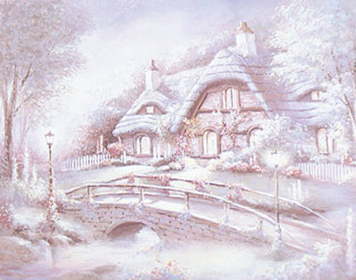 Bjorkland Cottage And Bridge by George Bjorkland Pricing Limited Edition Print image