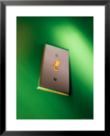 Toggle Switch In On Position by Frank Cruz Pricing Limited Edition Print image