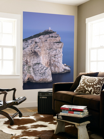 Lighthouse, Capo Caccia, Sardinia, Italy by Doug Pearson Pricing Limited Edition Print image