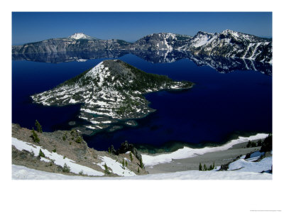 View Of Crater Lake by Raymond Gehman Pricing Limited Edition Print image