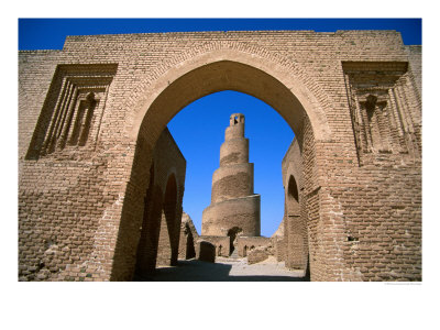 Spiral Minaret Of Abu Duluf Mosque, Samarra, Salah Ad Din, Iraq by Jane Sweeney Pricing Limited Edition Print image