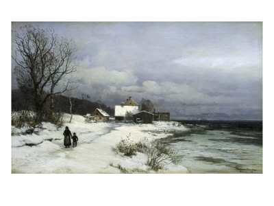 Starnverger Sea Under Snow by Anders Andersen-Lundby Pricing Limited Edition Print image